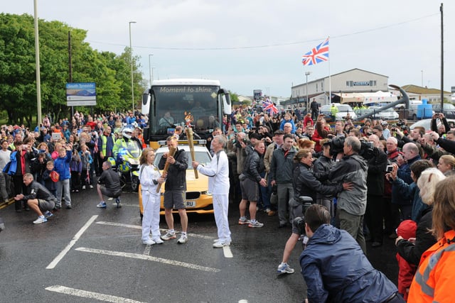 Did you go to watch the torch relay at Seaburn?
