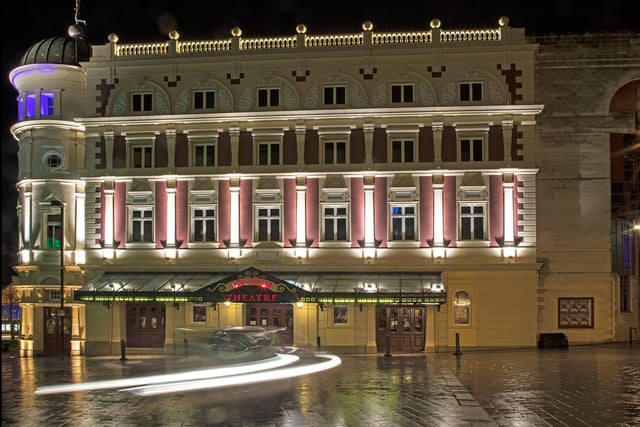 The Lyceum at night by John Scholey