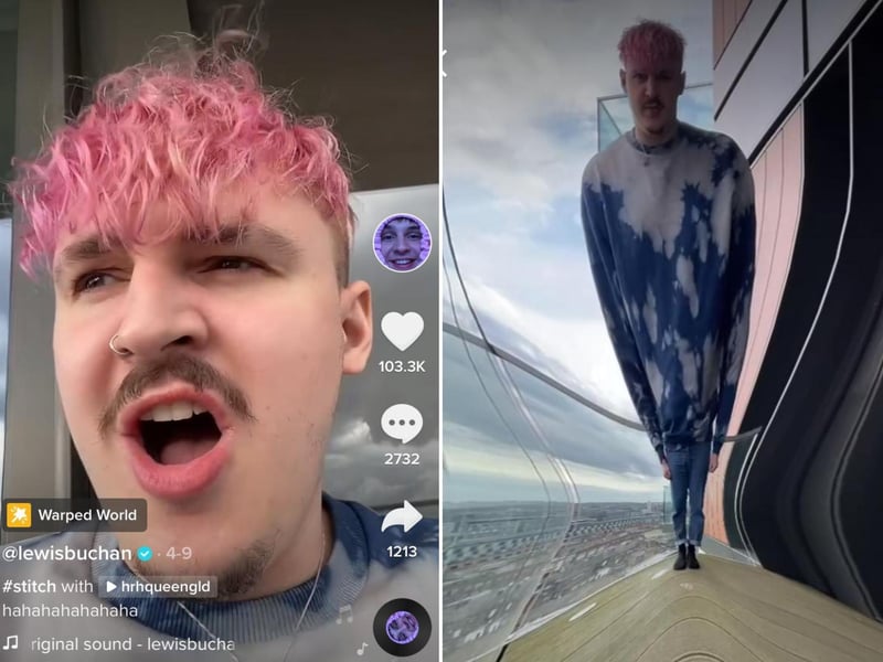 @lewisbuchan is hands down the most handsome man on TikTok. He has 150,000 followers and over five million likes.