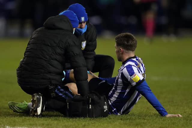 Josh Windass of Sheffield Wednesday had a scan on his injury yesterday. (Photo by James Williamson - AMA/Getty Images)