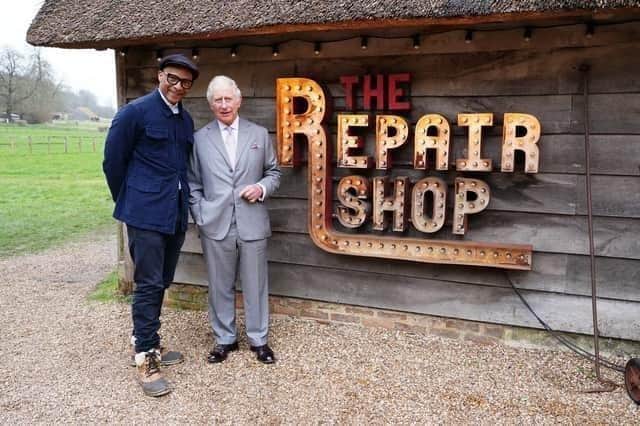 King Charles visited Singleton, in Chichester, when he starred in an episode of The Repair Shop. Photo: BBC