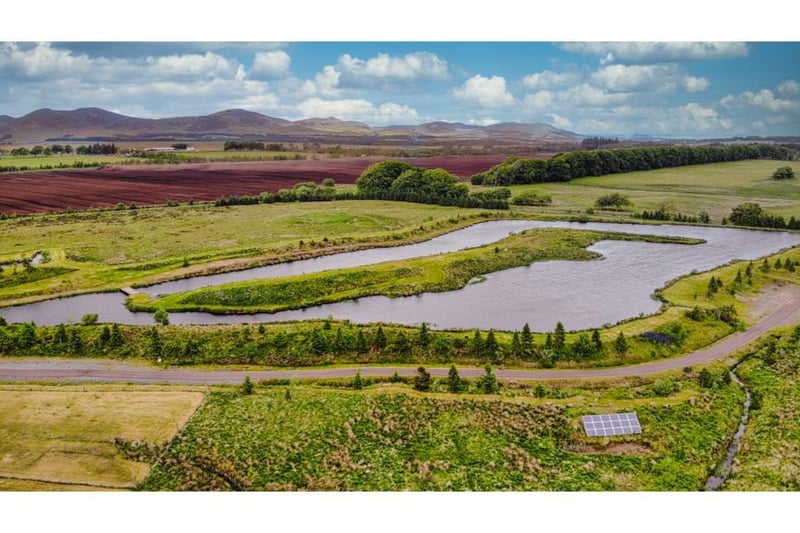 There are four specially constructed lochs on the estate.