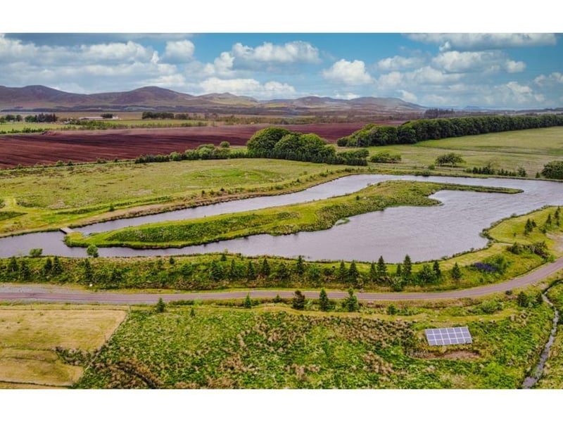 There are four specially constructed lochs on the estate.