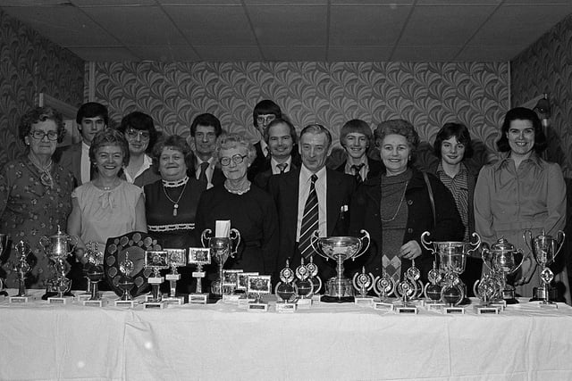 Shirebrook Bowls League Presentation night - recognise any of the players?