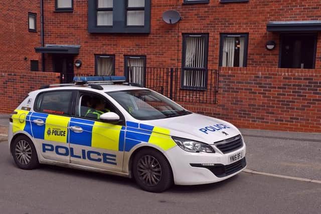Police officers are out in force on the Arbourthorne estate following two shootings last night