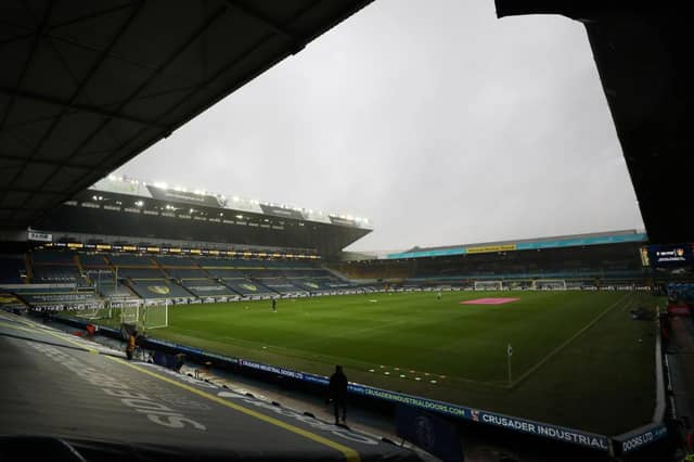 Elland Road, the home of Leeds United Football Club. (Photo by Catherine Ivill/Getty Images)