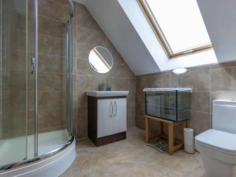 En-suite shower room.