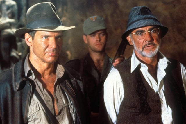 Harrison Ford, Sean Connery and Indiana Jones and The Last Crusade - 1989
