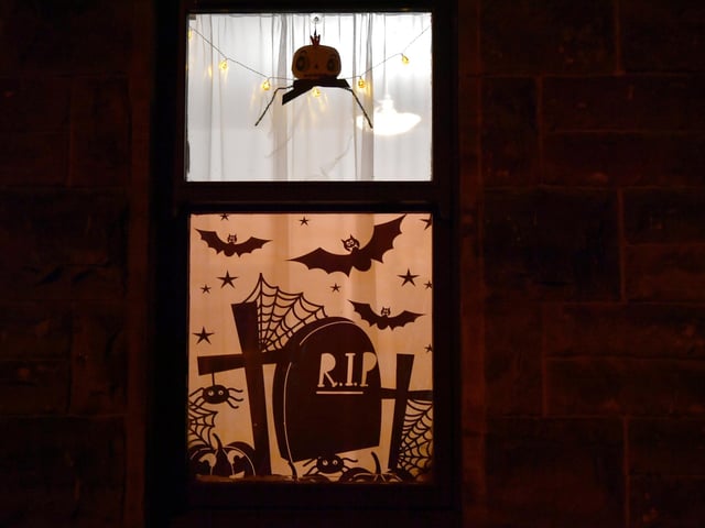 The streets of Battlefield, Glasgow, transformed into a magical outdoor gallery