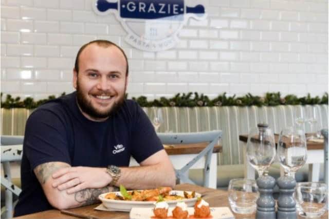 Staff at Grazie hit back after a restaurant reviewer failed to spot the difference between dishes on the menu.