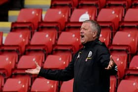 Sheffield United's manager Chris Wilder's position has come under scrutiny but mostly by those not of a Blades persuasion. TIM KEETON/POOL/AFP via Getty Images
