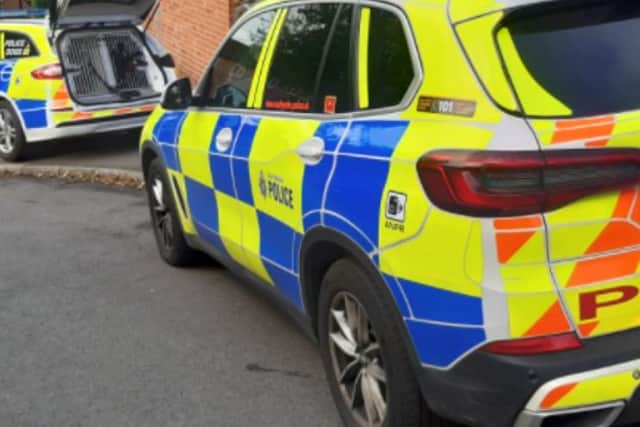 Concerns have been raised that Sheffield could have seen another ‘illegal rave’ last night. Police have been called over the incident. File picture shows police cars