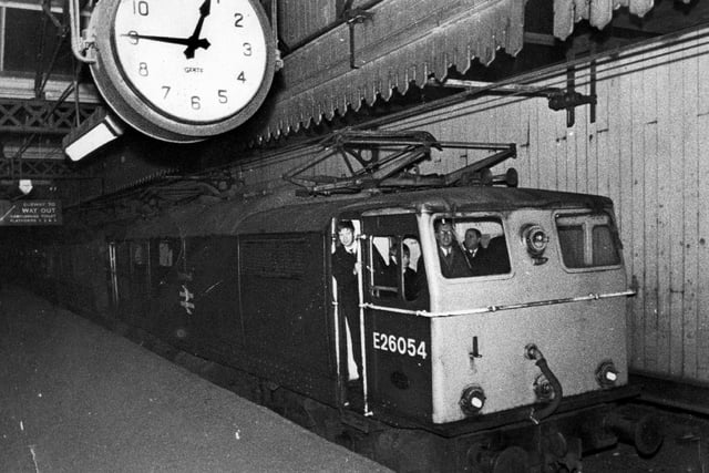 End of the line for Victoria Station, Sheffield. The last train, January 5, 1970.