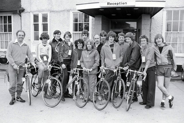 Sponsored bike ride in aid of the hospital in 1979