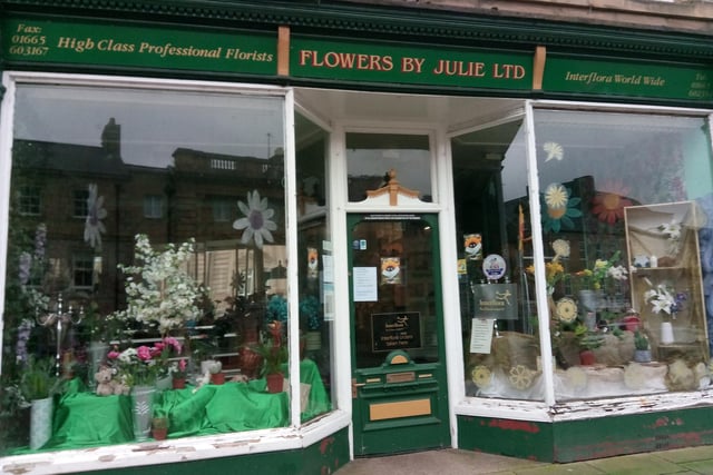 At Flowers by Julie, deliveries and collections can be made by calling 01665 602354 or visit www.flowersbyjuliealnwick.co.uk