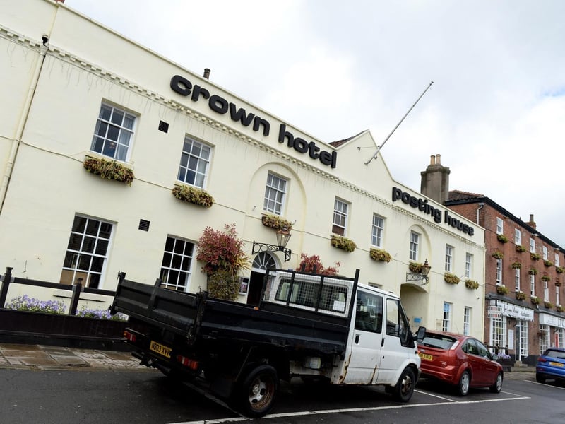 The Crown Hotel at Bawtry has reported a ghostly apparition of a woman in the upper corridors and the figure of a young child in the restaurant.