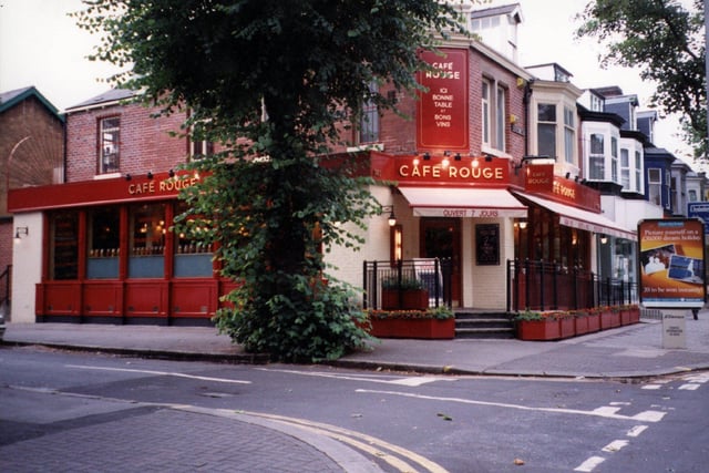 Cafe Rouge. Ecclesall Road, 1997.