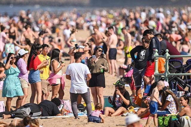 The crowds continued to swell at beaches such as Portobello, causing a lot of amazement and confusion as the Scottish people were meant to be socially distancing.
