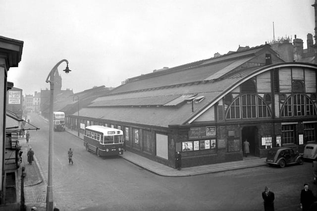 Scott Barrett hopes for a trip to the 50s 'so I could see all of the railway architecture and long lost stations that have since been erased from history, photograph it all and bring it back to help with a railway modelling project.'
How about this one Scott. It shows Sunderland Central Station, Union Street in July 1952.