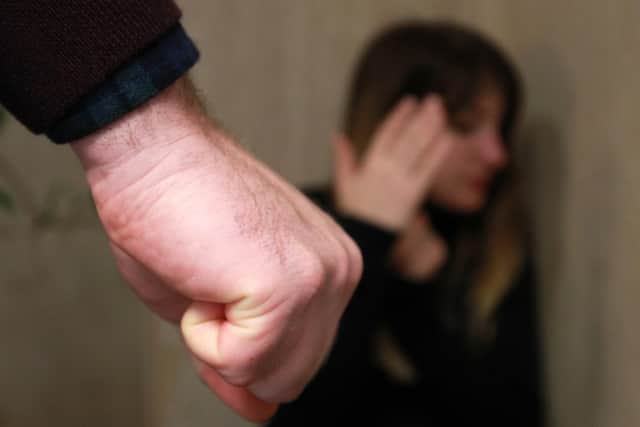 STOCK: Domestic violence illustration.