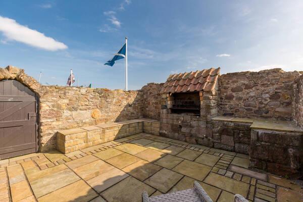 Barbecue area.