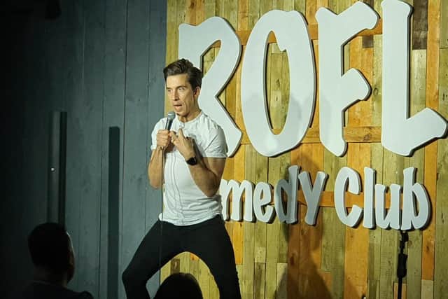 Russell Kane at the ROFL club.