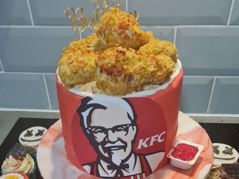 Natalie Booker, said: "I made my sons 10th birthday cake ."