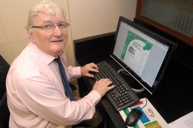 Secretary Terry Smith pictured at the Iona Social Club in Hebburn in 2008.