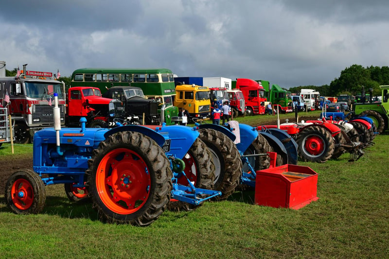 Tractors were a big draw for visitors to the rally.