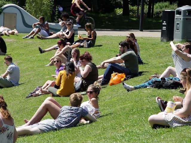 A heatwave has brought extremely warm weather to Sheffield