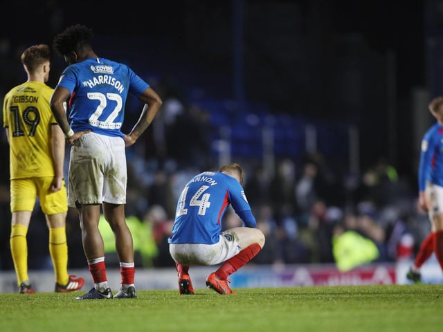 Pompey met promotion rivals Fleetwood at Fratton Park on March 10 and were held to a 2-2 draw. Three days later, the Blues would be sent home from training and their game the next day against Accrington was postponed.