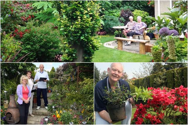 Green-fingered Chesterfield area residents enjoying their gardens.