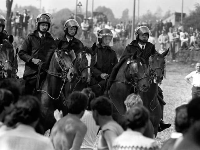 MINERS STRIKE May 31st 1984
Police and pickets  at Orgreave