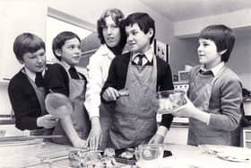 Home economics at High Storrs in March 1980