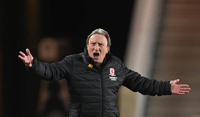 Middlesbrough manager Neil Warnock