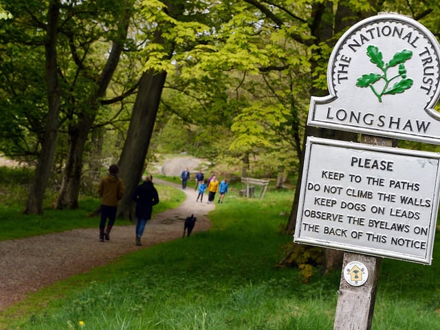 The Longshaw Estate is one of the most scenic areas in the Peak District.