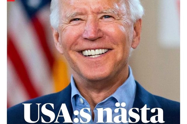 Stockholm's Dagens Nyheter introduces Biden as  the US's next president