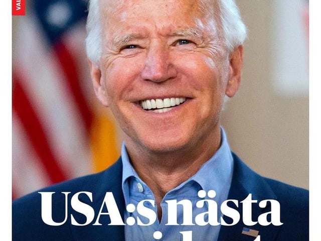 Stockholm's Dagens Nyheter introduces Biden as  the US's next president
