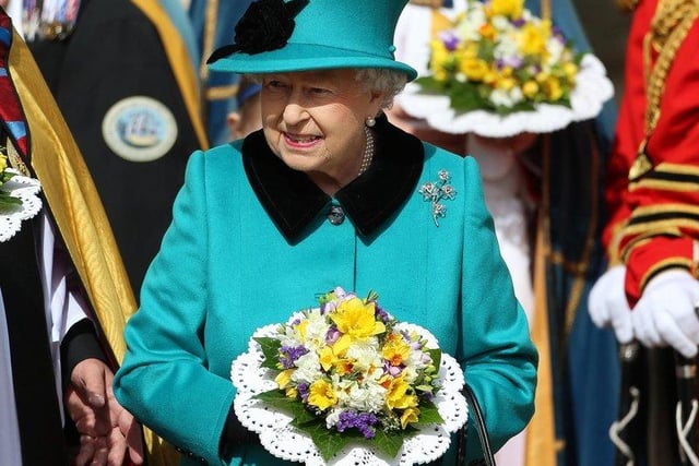 What is the name of the Thursday before Easter Sunday? The Queen is pictured marking the occasion during a service at Sheffield Cathedral during a 2015 visit