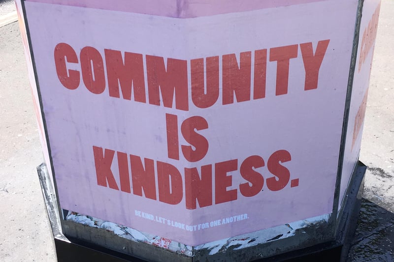 The pandemic has led to a new feeling of community togetherness in many places.