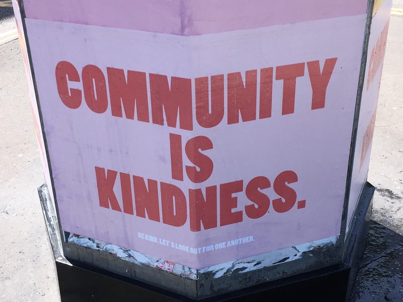 The pandemic has led to a new feeling of community togetherness in many places.
