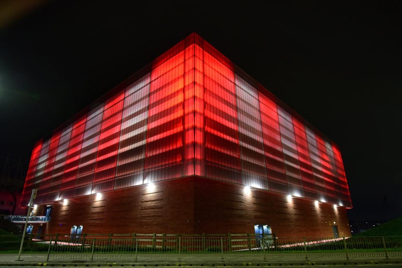 The Beacon of Light, commissioned by the club's official charity, the Foundation of Light, was lit up in support of the team.
