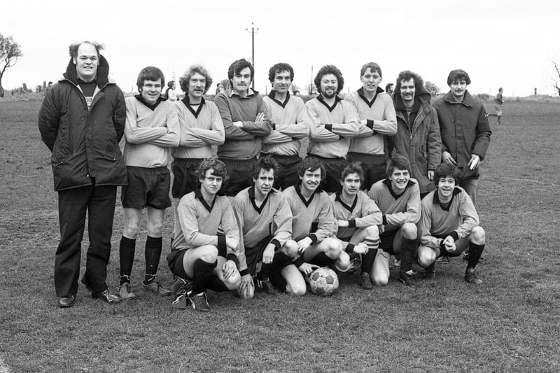 Sunderland Shipbuilders football team in February 1982. Have you spotted someone you know?