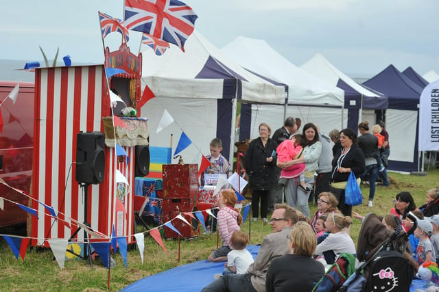 The Punch and Judy show underway at a Crimdon event six years ago. Are you pictured?