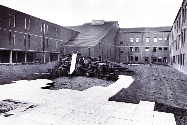 Chesterfield and North Derbyshire Royal Hospital at Calow -
Press day at the new Chesterfield Hospital - April 1984

