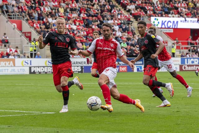 Will Grigg is not expected to leave Rotherham United in the January transfer window. Picture: Tony Johnson.
