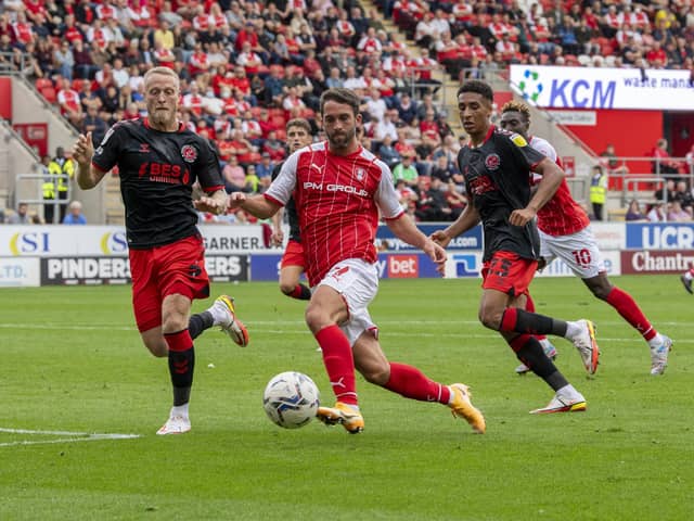 Will Grigg is not expected to leave Rotherham United in the January transfer window. Picture: Tony Johnson.