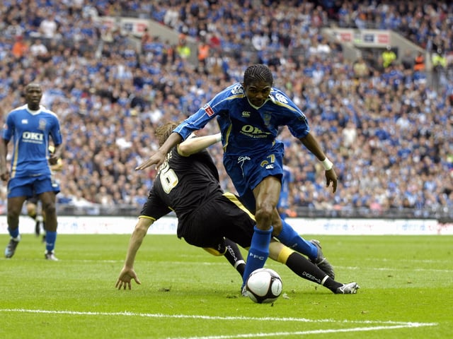 Match action from the final. Picture: Will Caddy