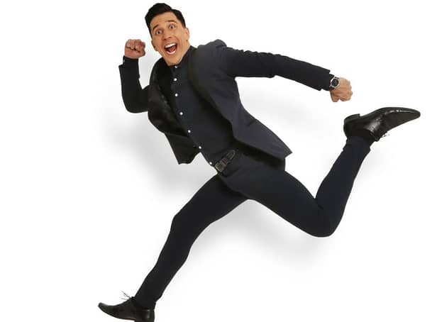 Zany comedian Russell Kane is heading to Sheffield City Hall on September 11 with a stand-up show