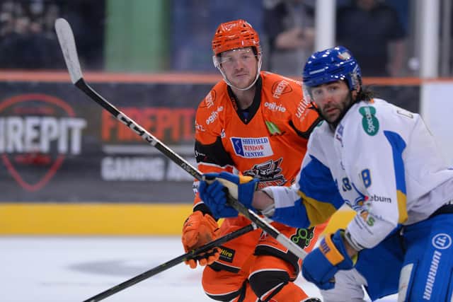 Sheffield Steelers' Danny Kristo in action. Picture: Dean Woolley